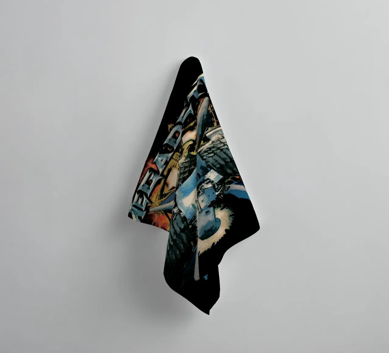 groupe megadeth serviette de bain de vanhesling