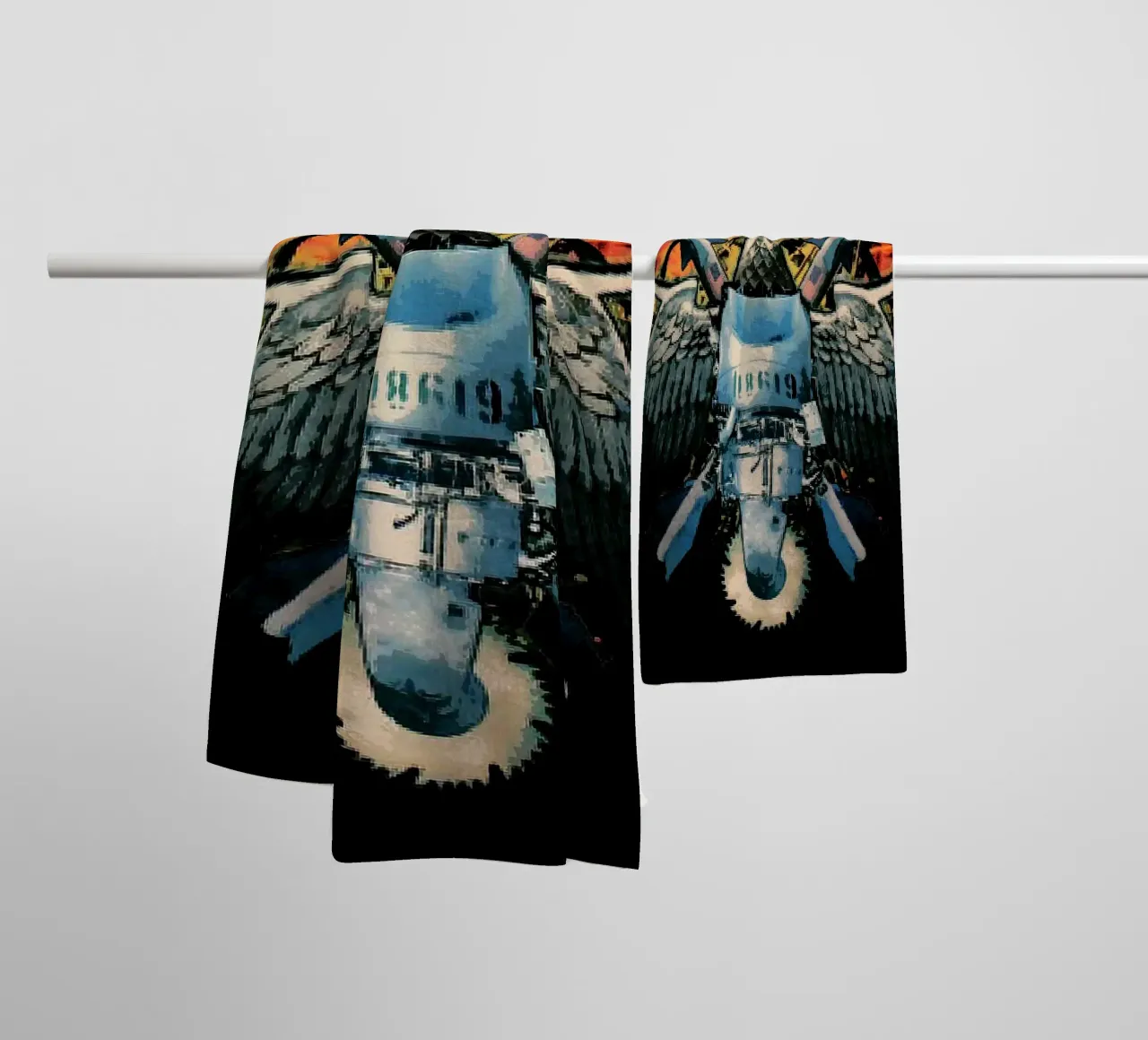 groupe megadeth serviette de bain de vanhesling