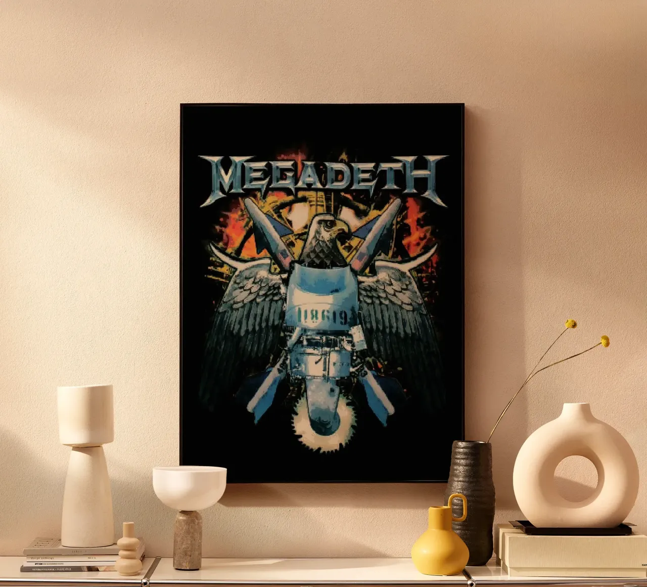 groupe megadeth plexiglas de vanhesling