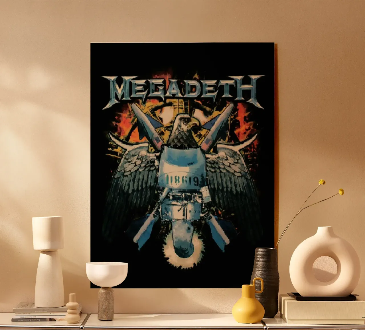 groupe megadeth plexiglas de vanhesling