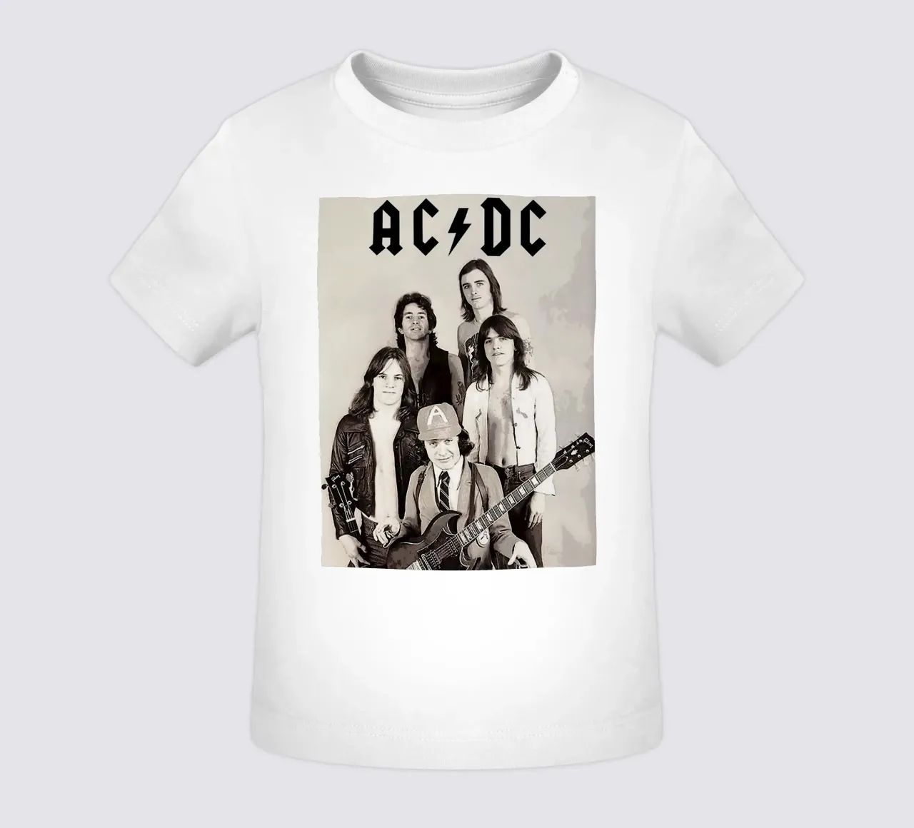 Gruppo AC/DC maglietta neonato da vanhesling