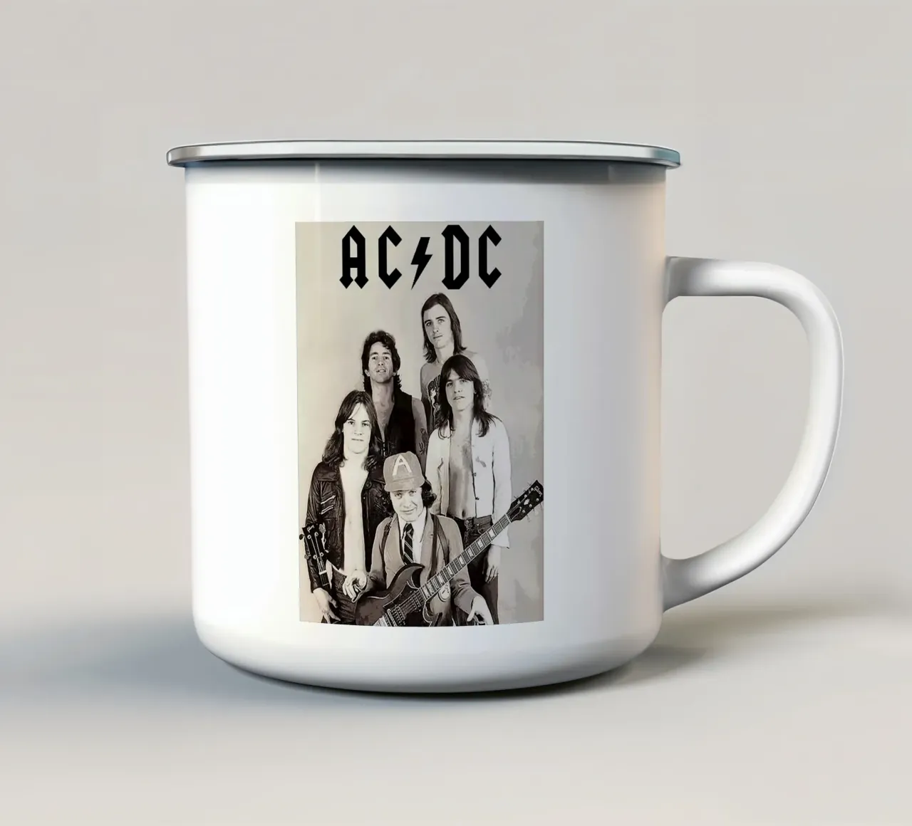 Gruppo AC/DC tazza in smalto da vanhesling