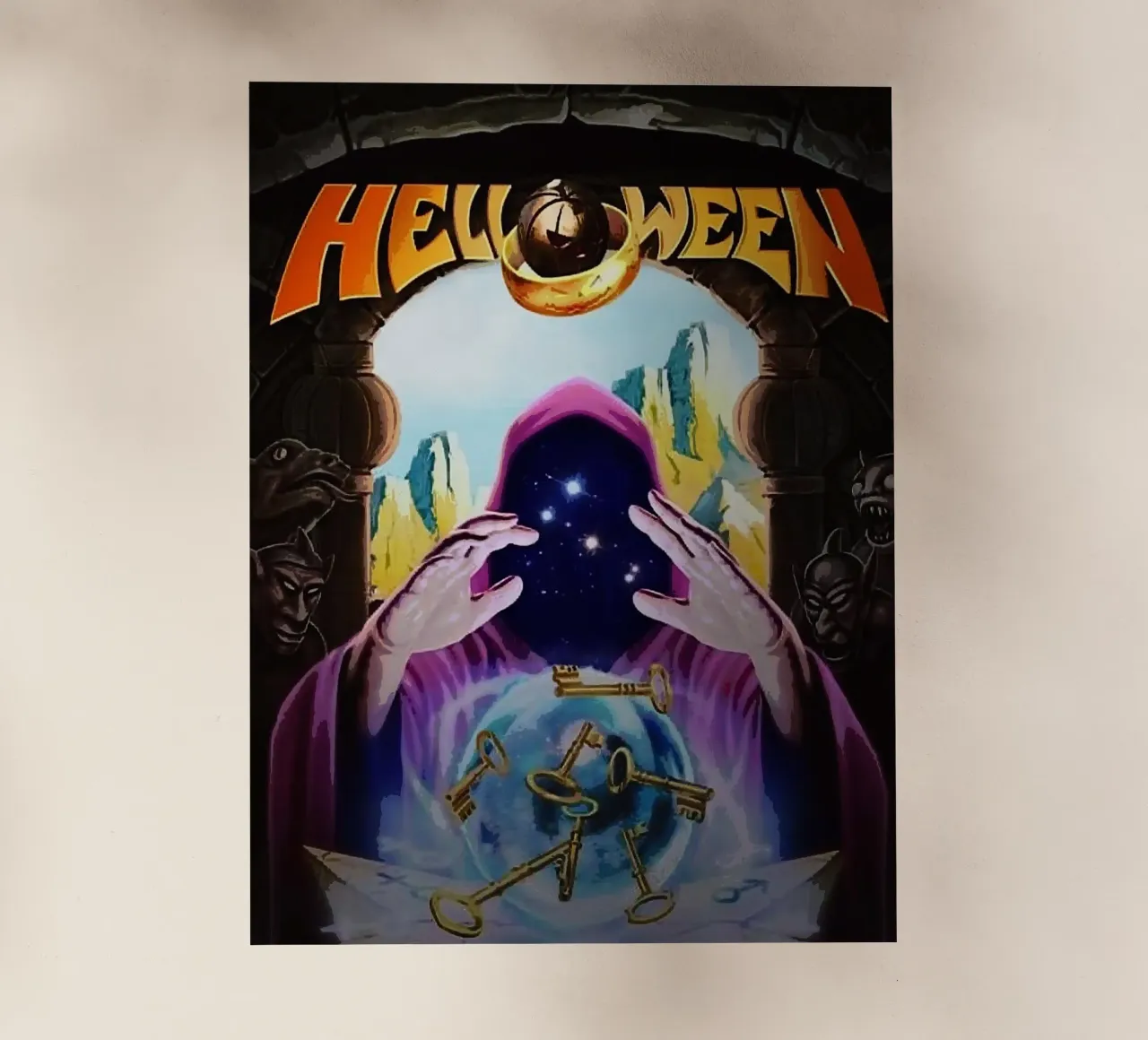 Helloween band backlit folie van vanhesling
