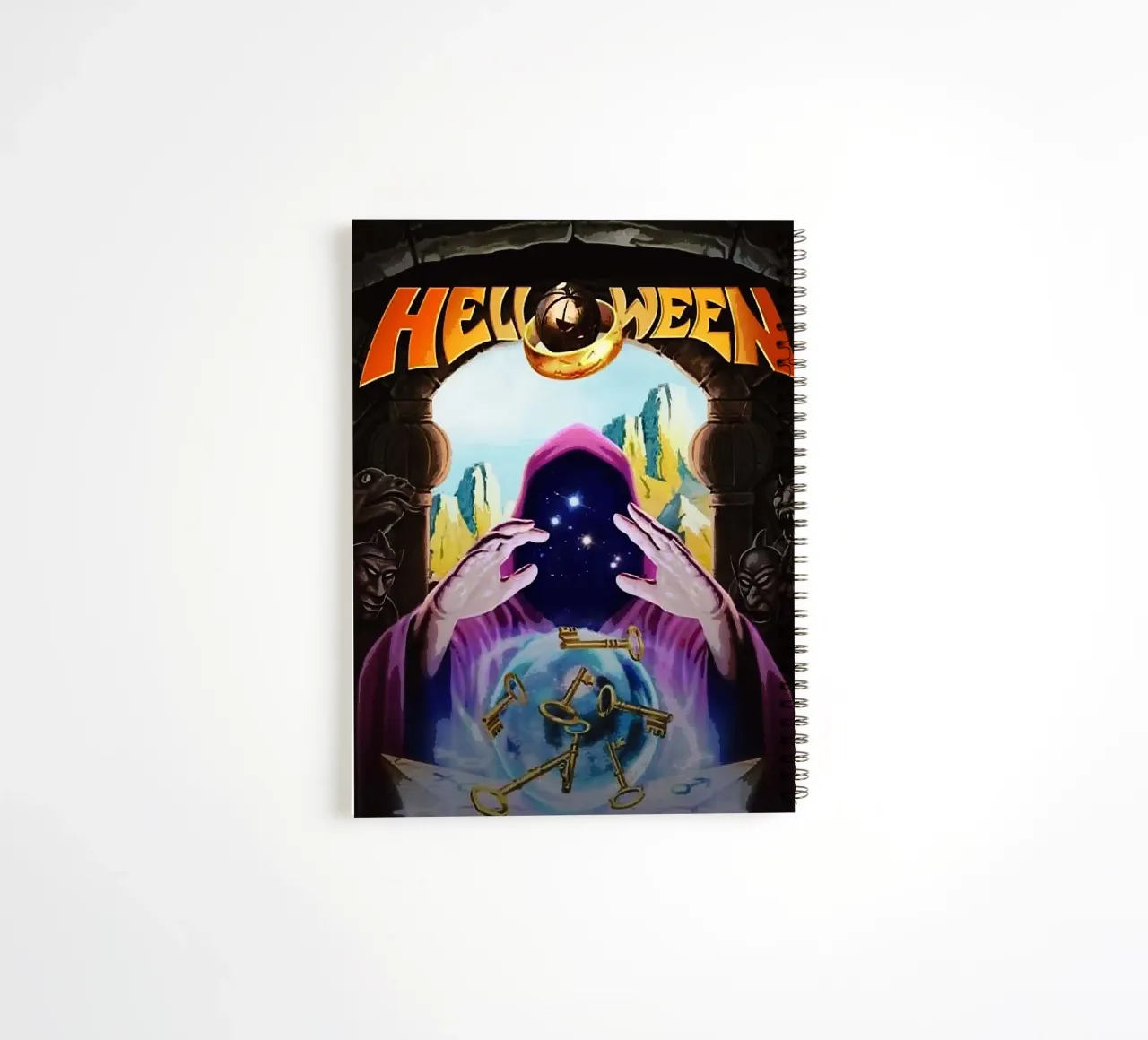 Groupe Helloween carnet à spirale de vanhesling