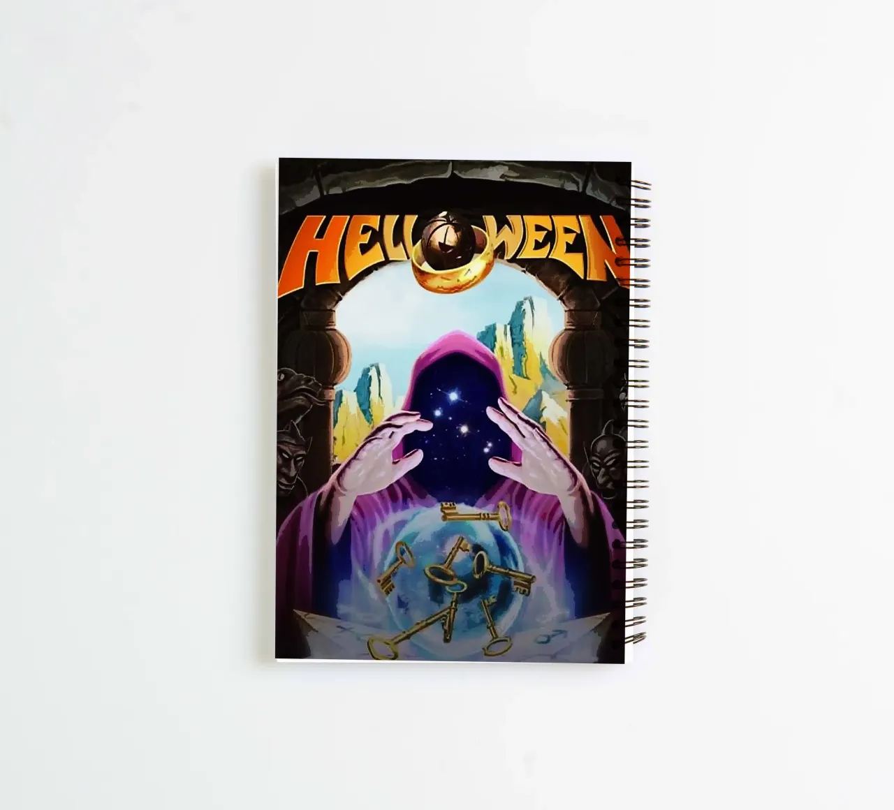 Groupe Helloween carnet à spirale de vanhesling