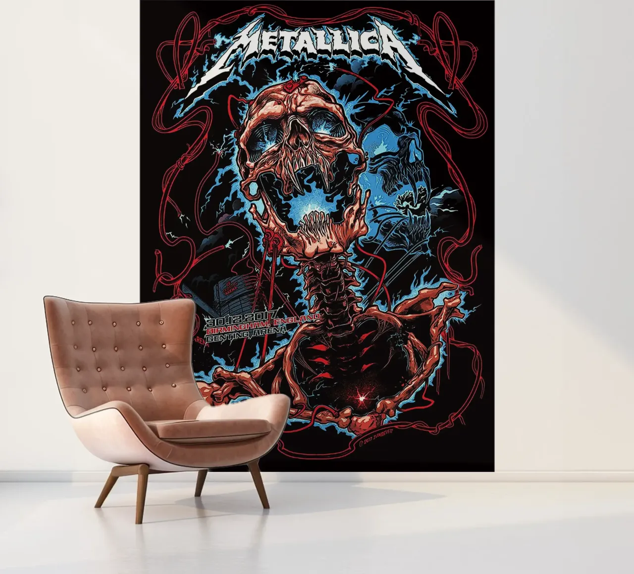 Metallband Fototapete von vanhesling