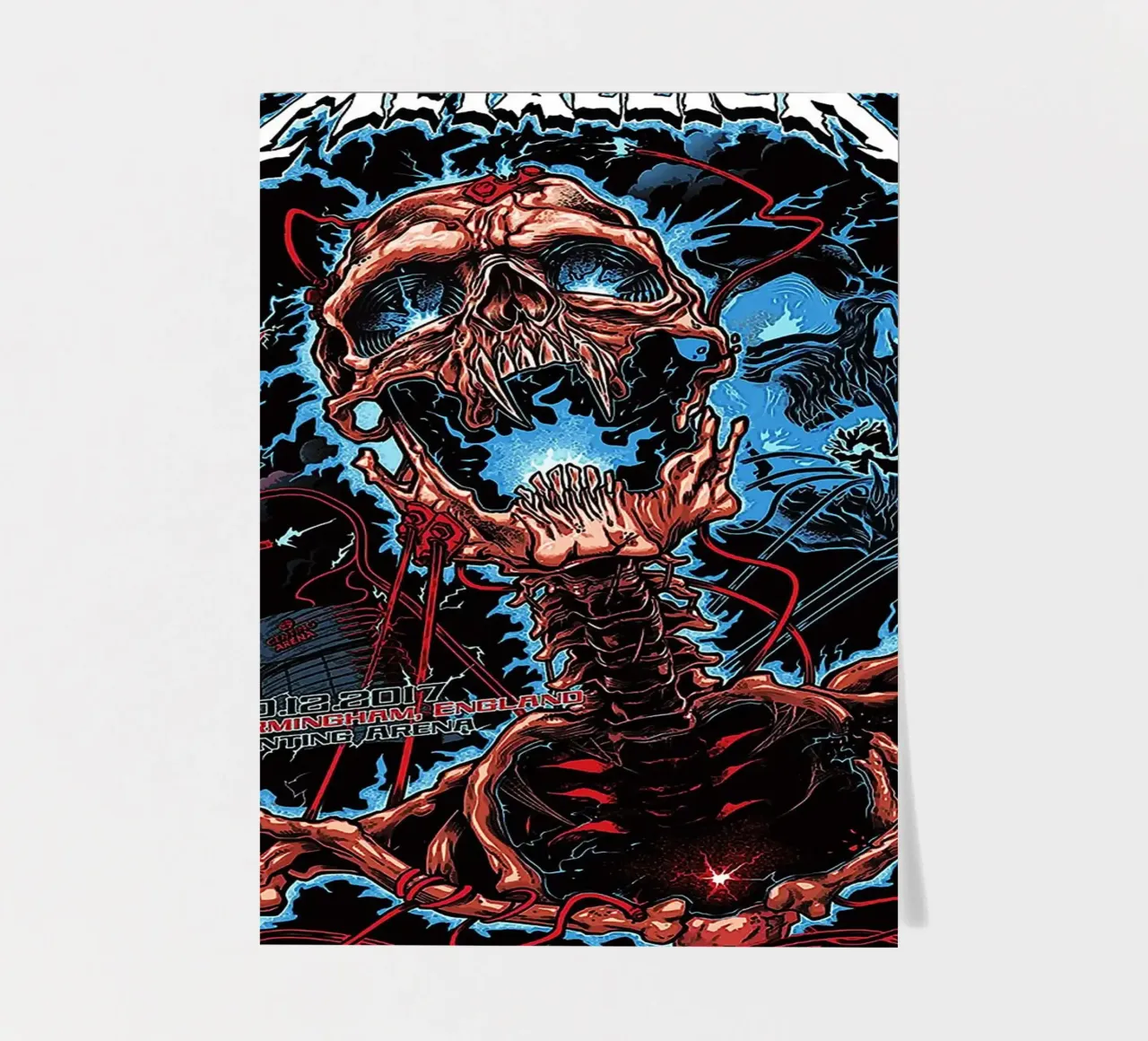 metal band sticker sheet by vanhesling