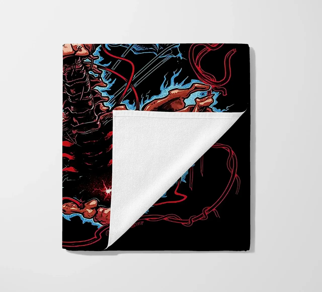 metal band beach towel by vanhesling