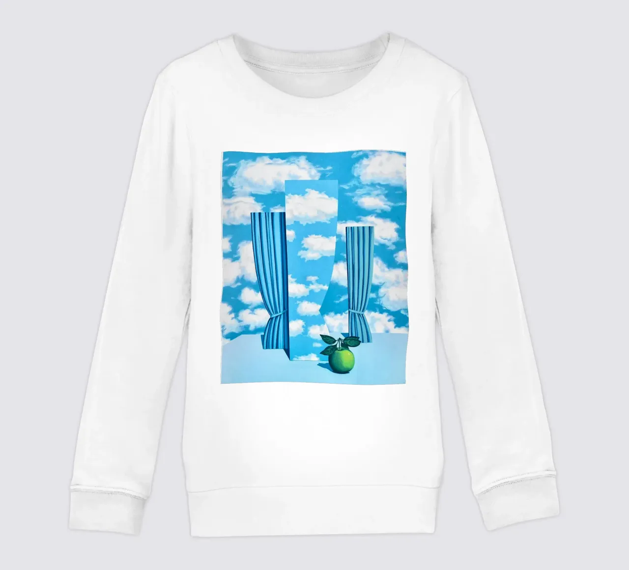 René Magritte Il mondo bello felpa bambino da Corene Morar