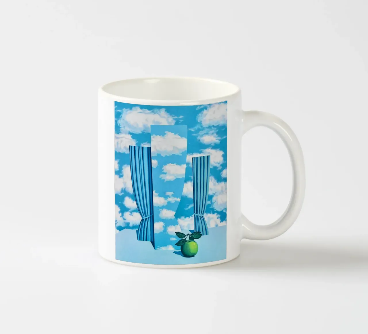 René Magritte Il mondo bello tazza in ceramica da Corene Morar