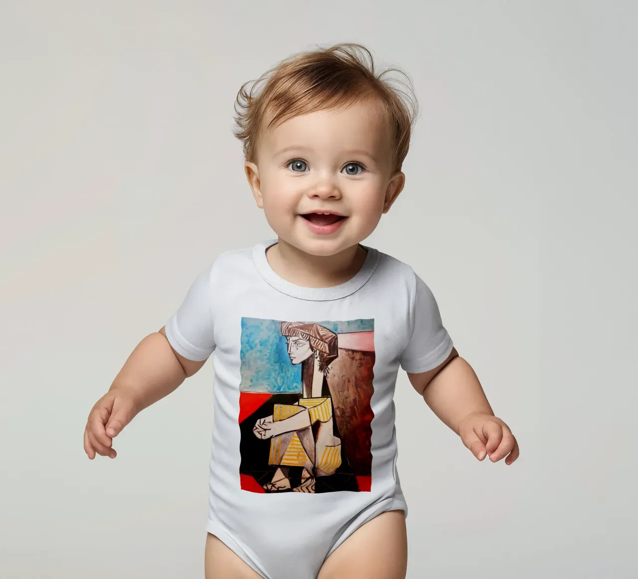 Solitudine in forme body neonato maniche corte da Susanprint
