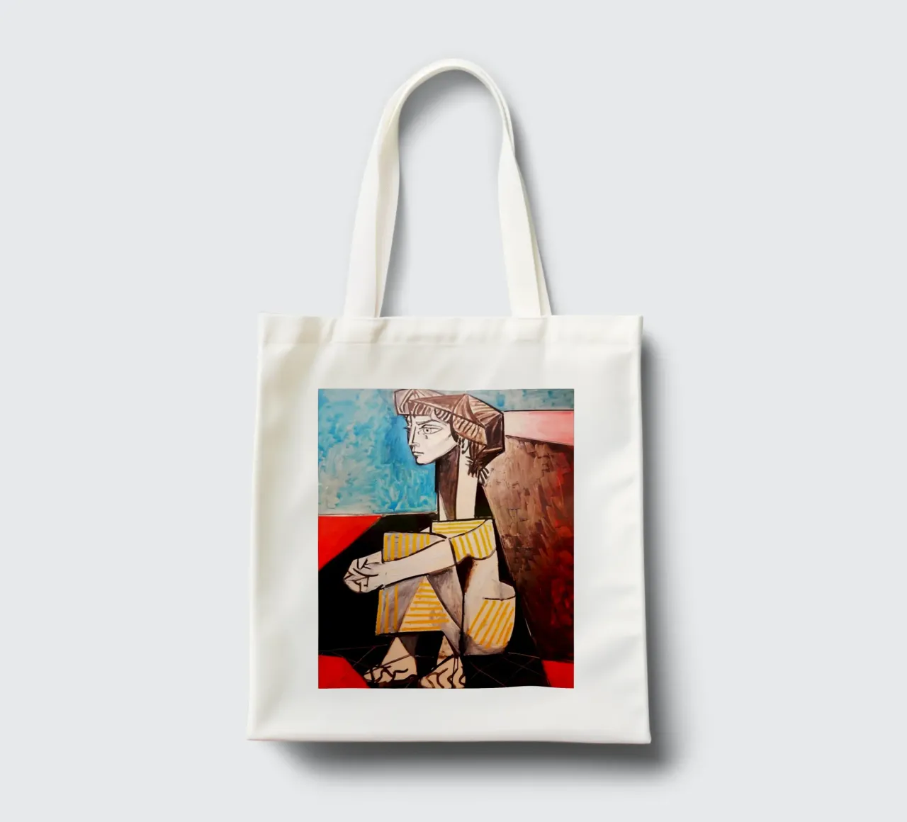 Solitudine in forme borsa in juta da Susanprint