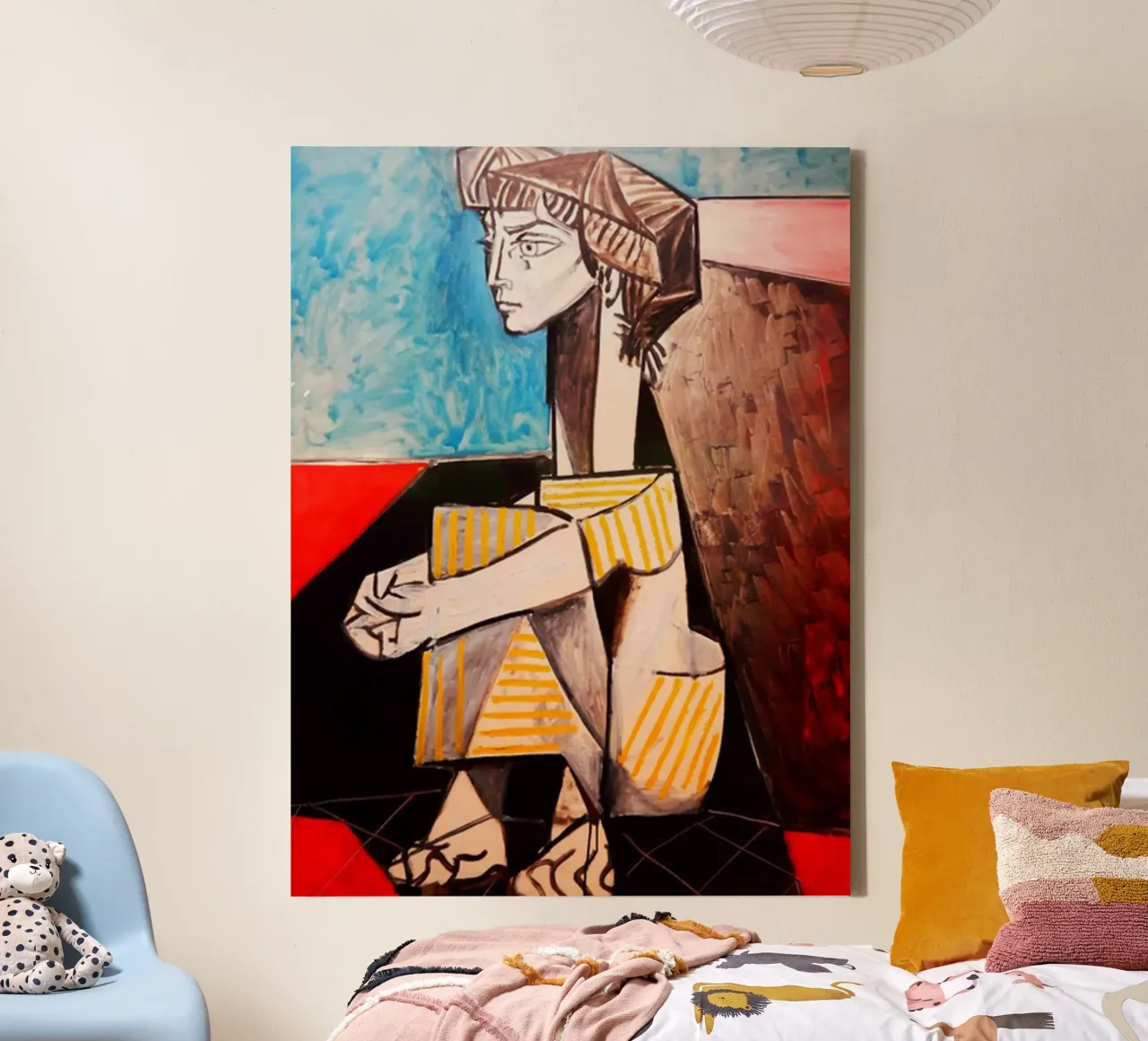 Solitude in Shapes canvas by Susanprint