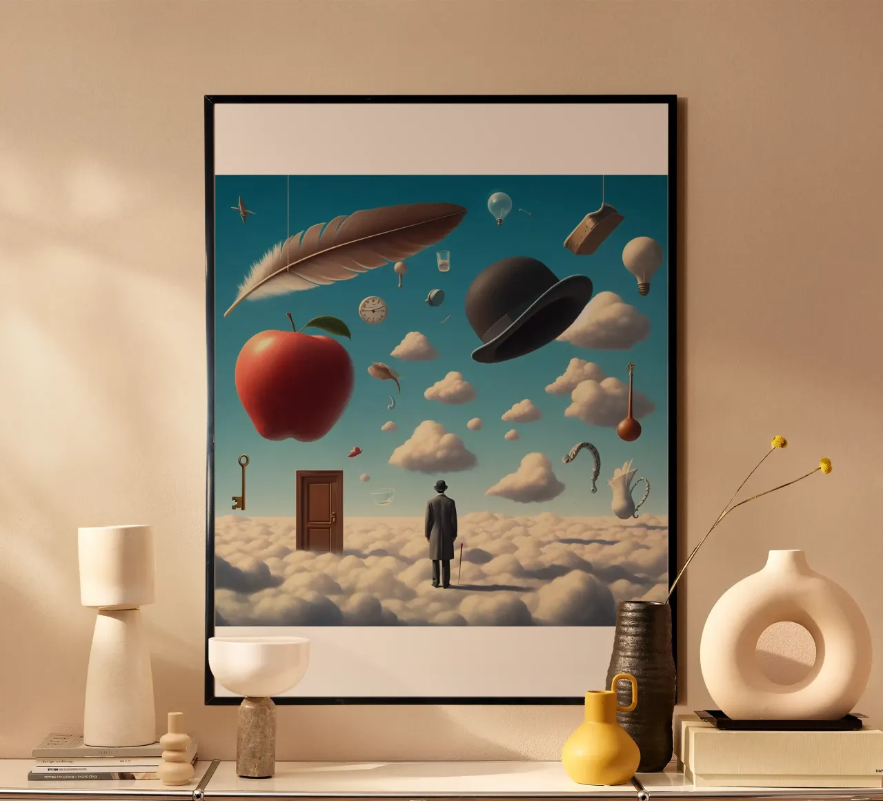 René Magritte, l'enigmatico surrealista carta hahnemühle da Corene Morar