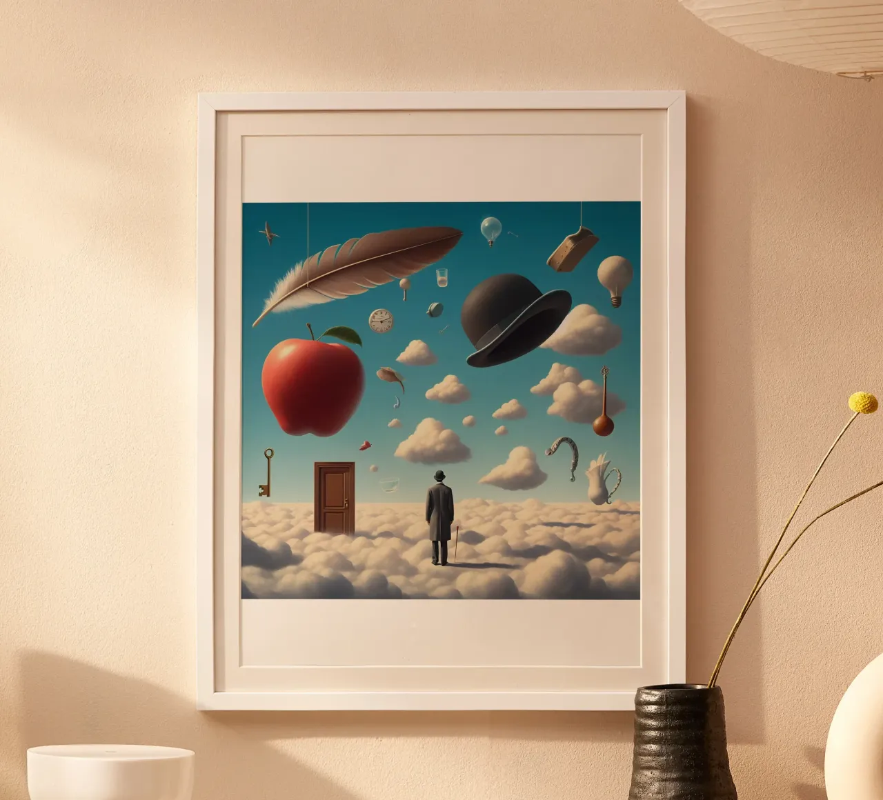 René Magritte, l'enigmatico surrealista carta hahnemühle da Corene Morar