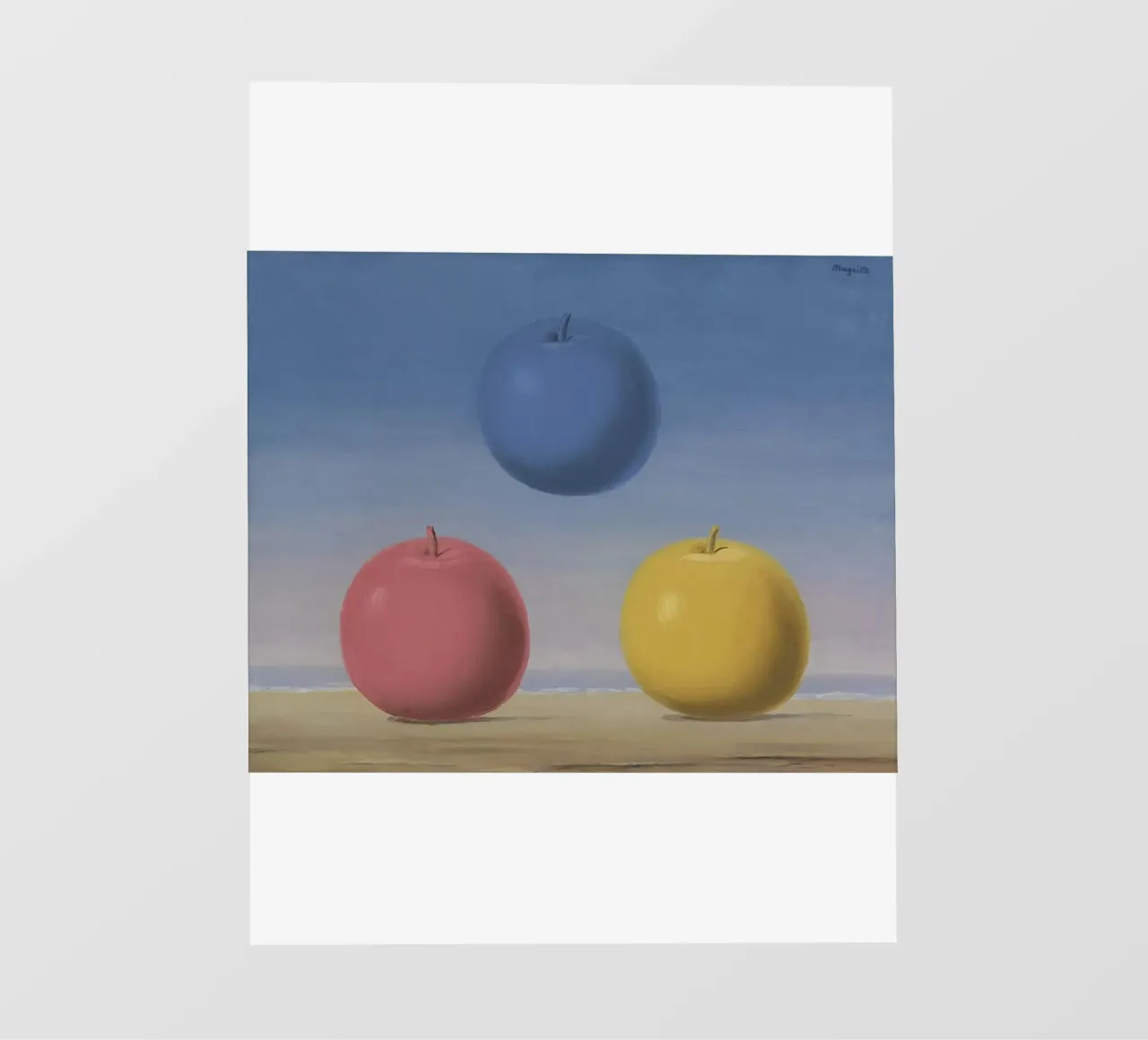 Rene Magritte appel telo in pvc da Corene Morar