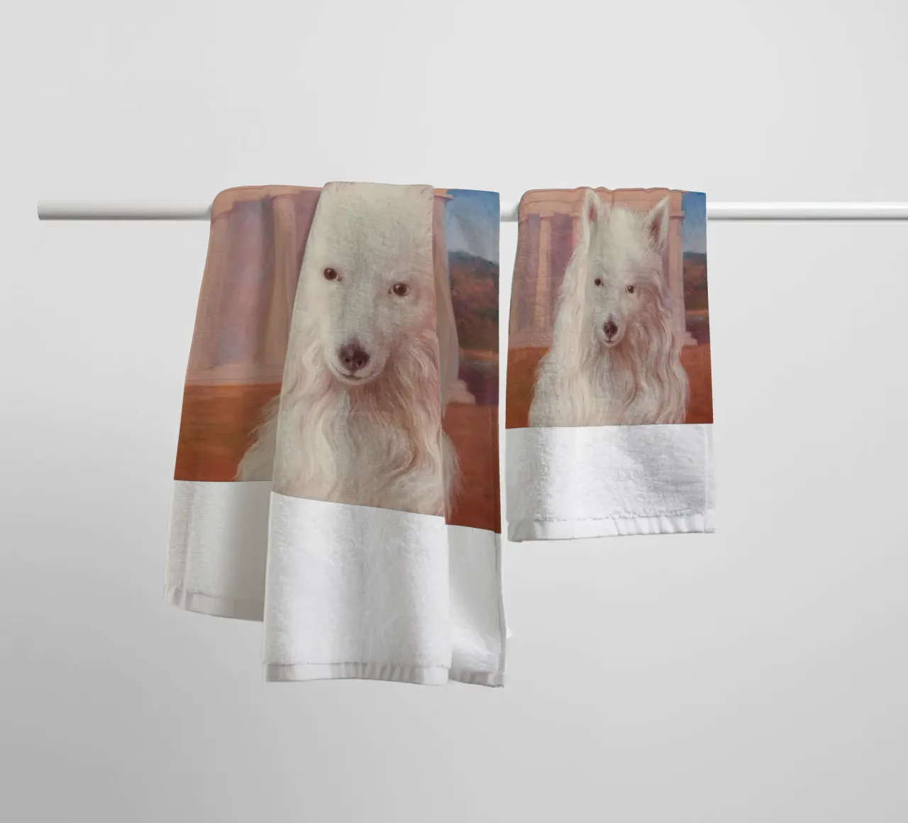 Le portrait du chien de René Magritte mis aux enchères serviette de bain de Corene Morar