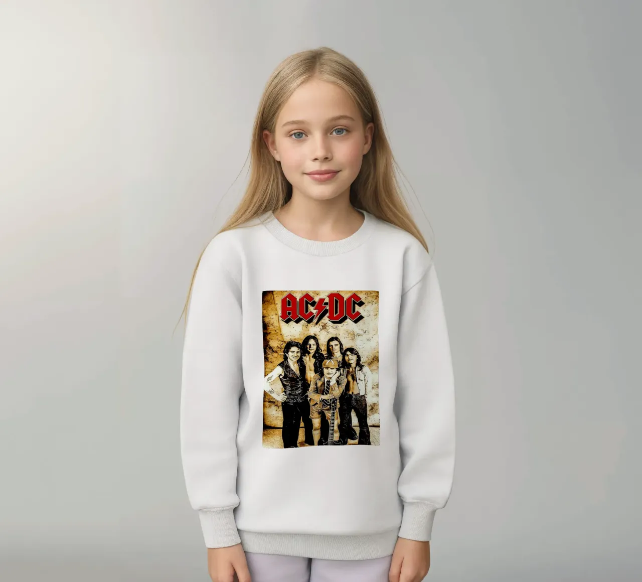 Gruppo AC/DC felpa bambino da vanhesling