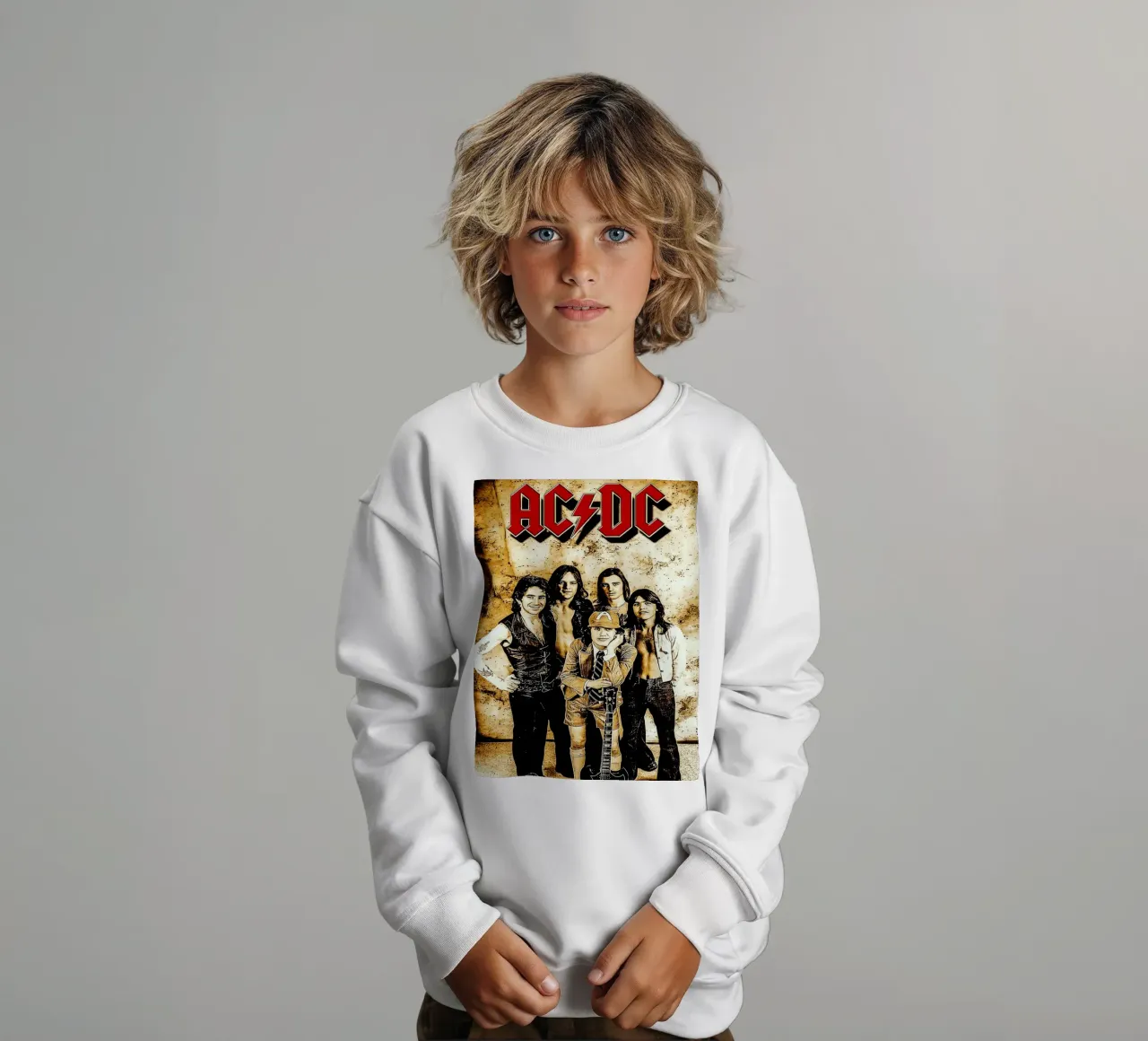 Gruppo AC/DC felpa bambino da vanhesling