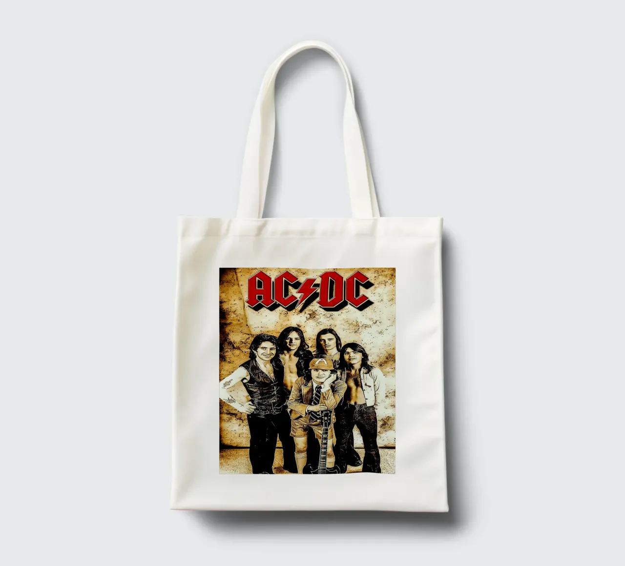 AC/DC band tote bag by vanhesling