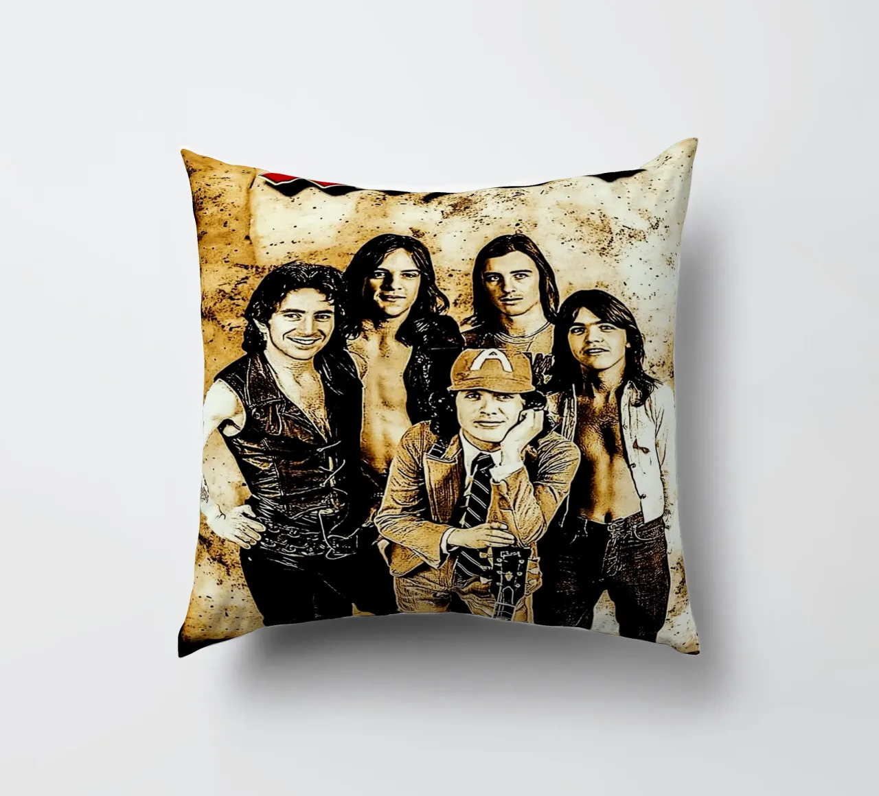 Gruppo AC/DC cuscino da vanhesling
