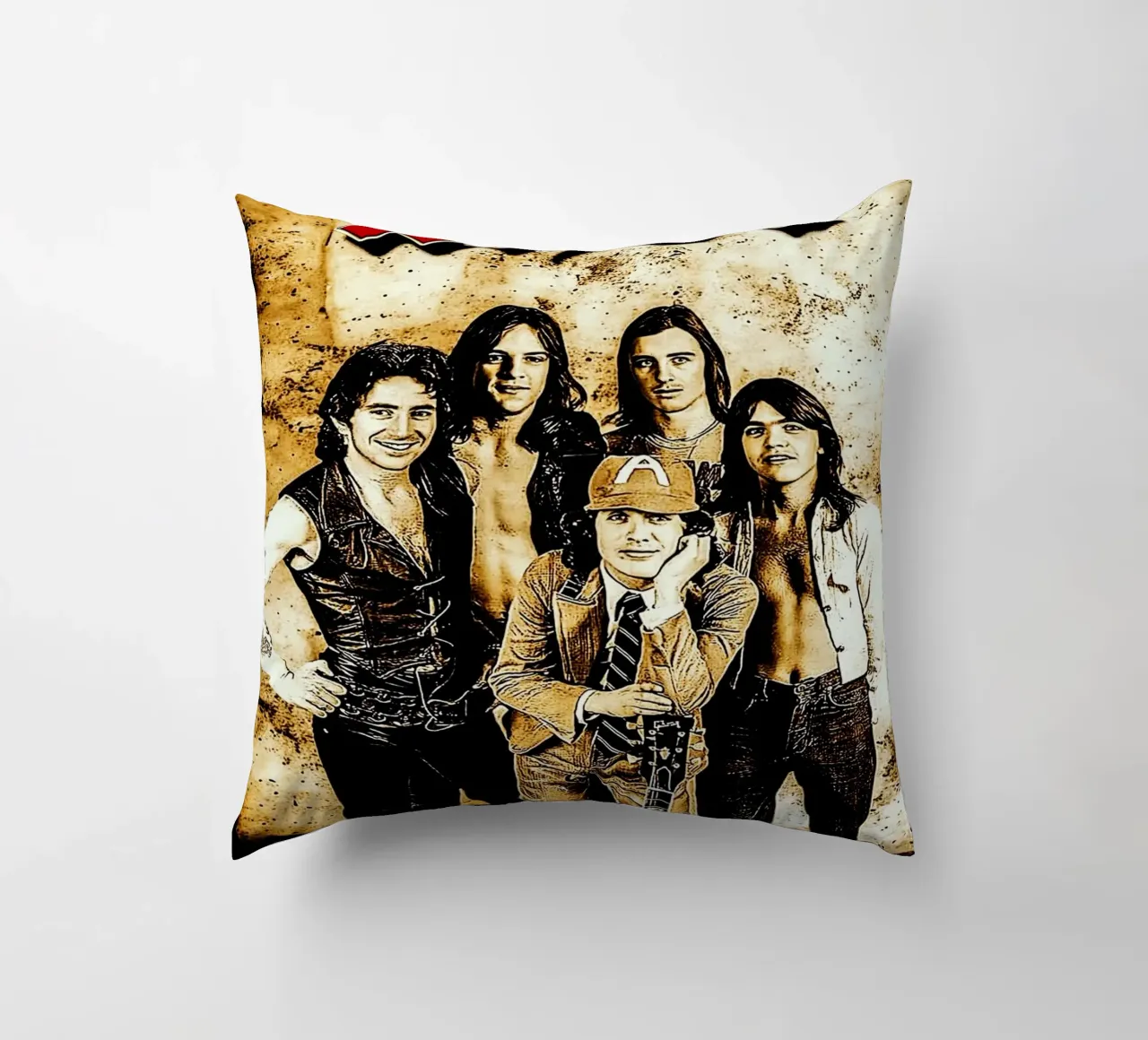 Gruppo AC/DC cuscino da vanhesling