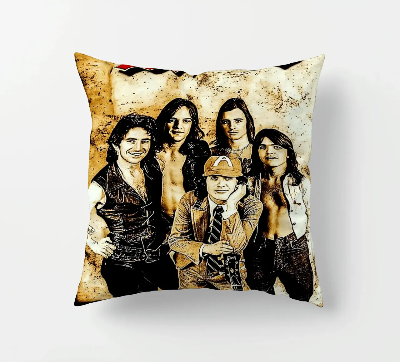 Gruppo AC/DC cuscino da vanhesling