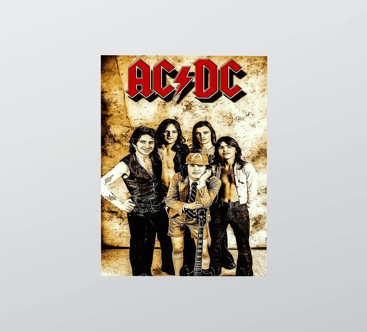 Groupe AC/DC autocollant de vanhesling