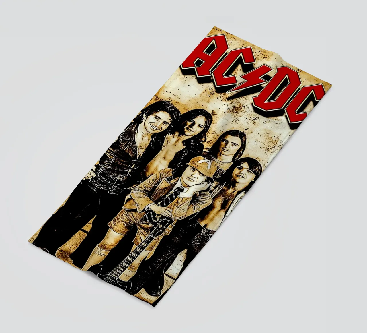 AC/DC band beach towel by vanhesling