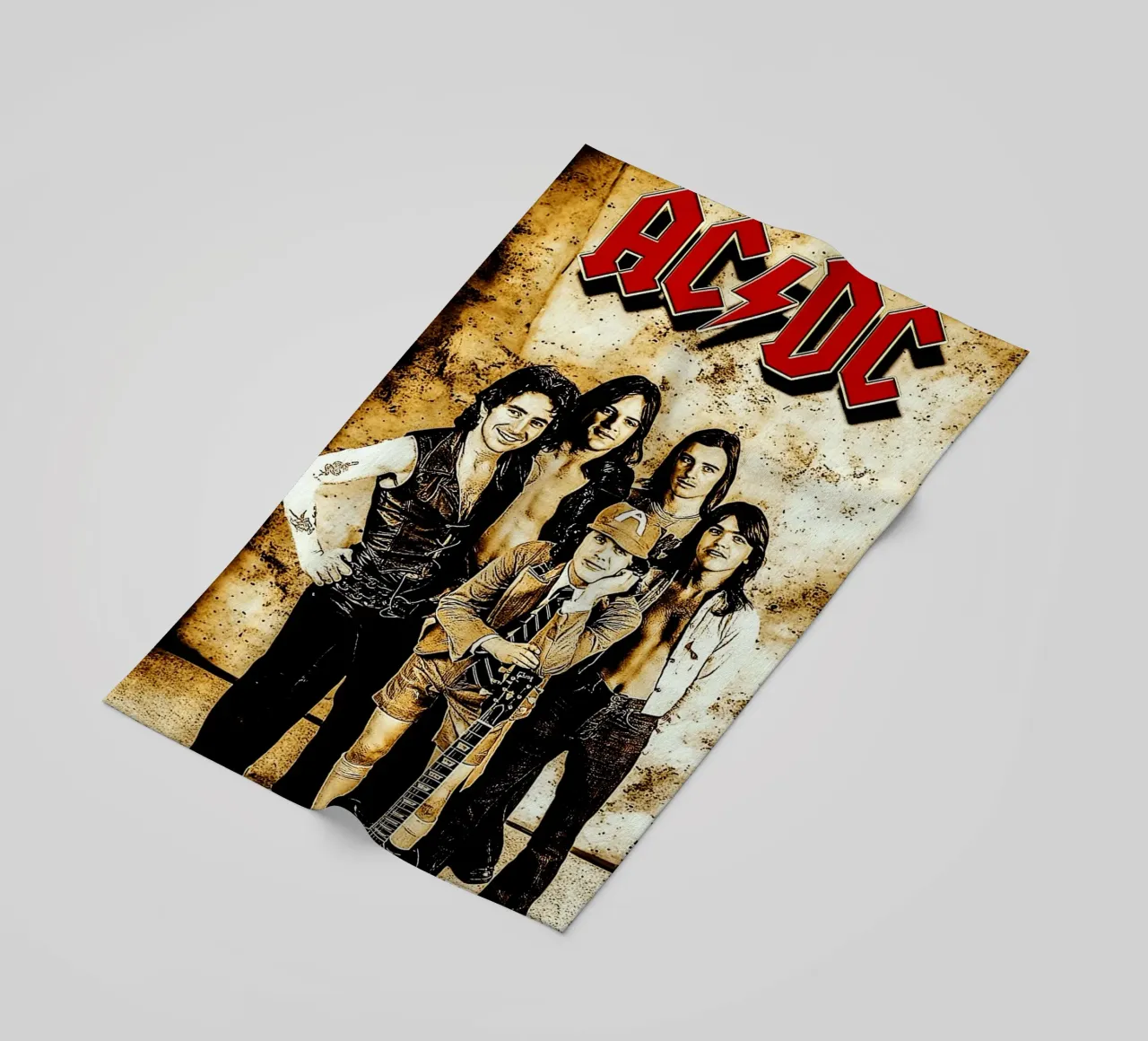 AC/DC band beach towel by vanhesling