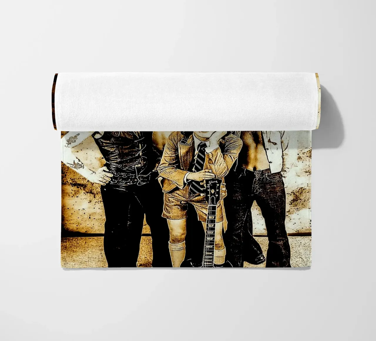 AC/DC band beach towel by vanhesling