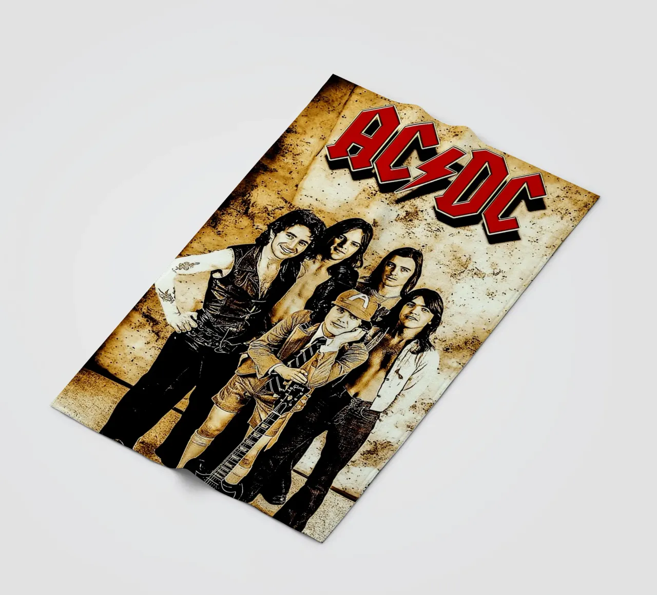 Gruppo AC/DC coperta in pile da vanhesling