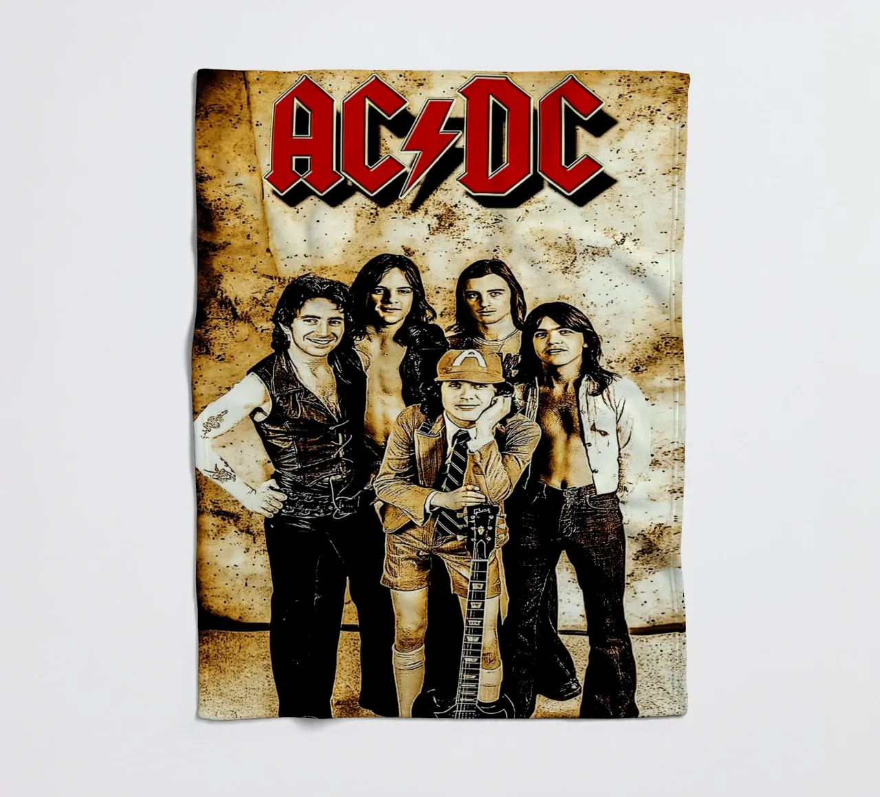 Gruppo AC/DC coperta in pile da vanhesling