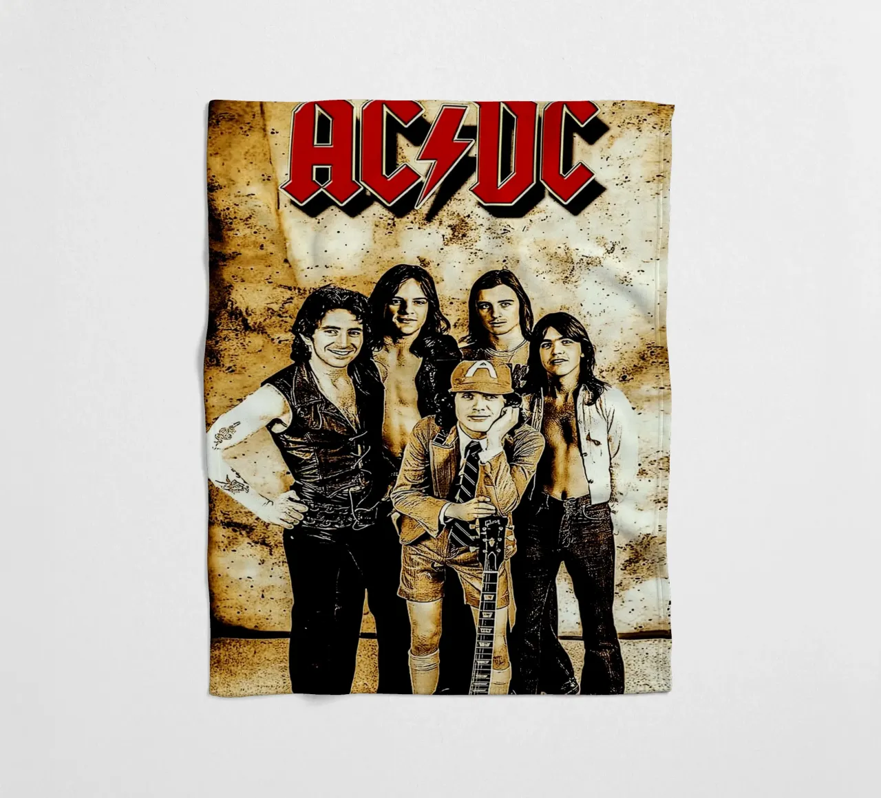 Gruppo AC/DC coperta in pile da vanhesling