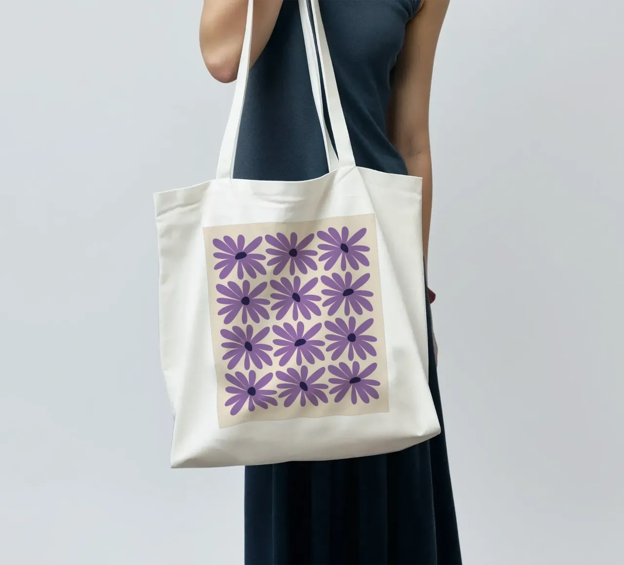 Fiori II borsa in juta da Galaxy Eyes