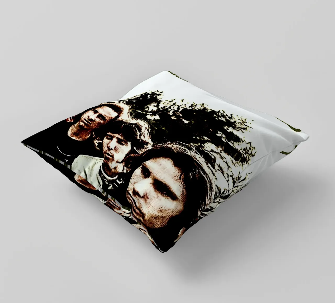the doors band decorative cushion by vanhesling