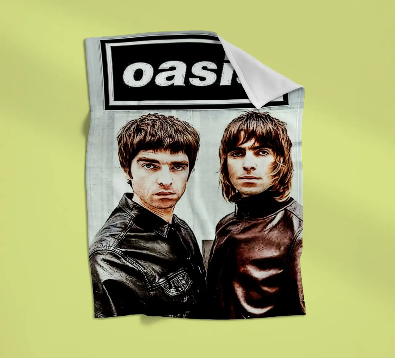 gruppo oasis coperta in pile da vanhesling