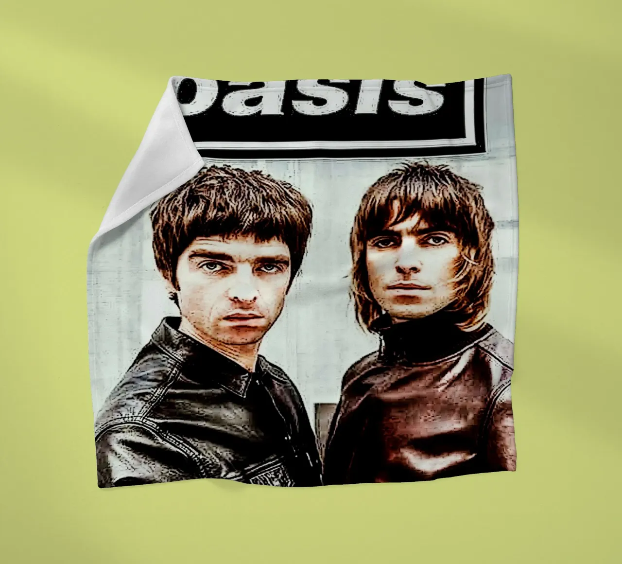gruppo oasis coperta in pile da vanhesling