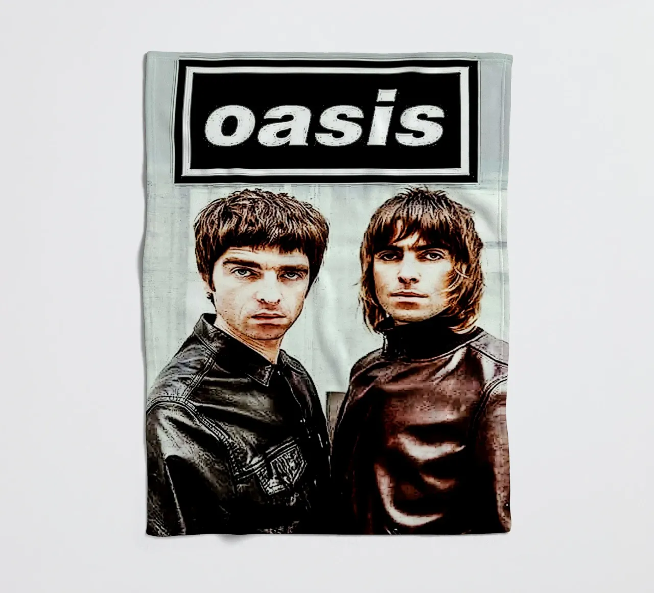 gruppo oasis coperta in pile da vanhesling