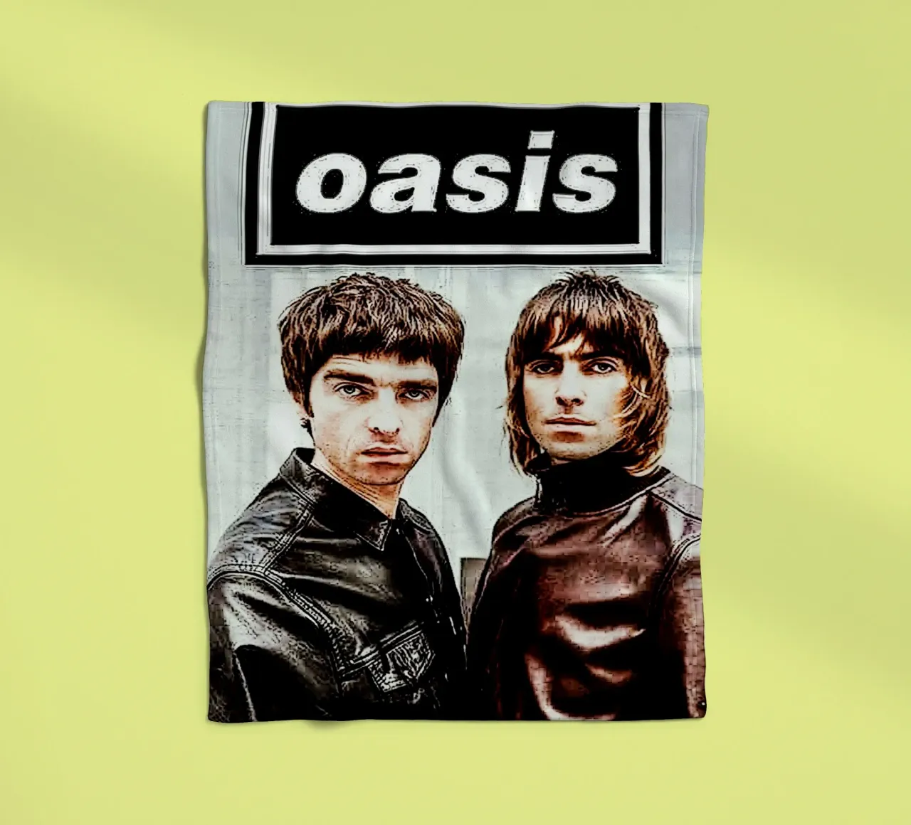 gruppo oasis coperta in pile da vanhesling