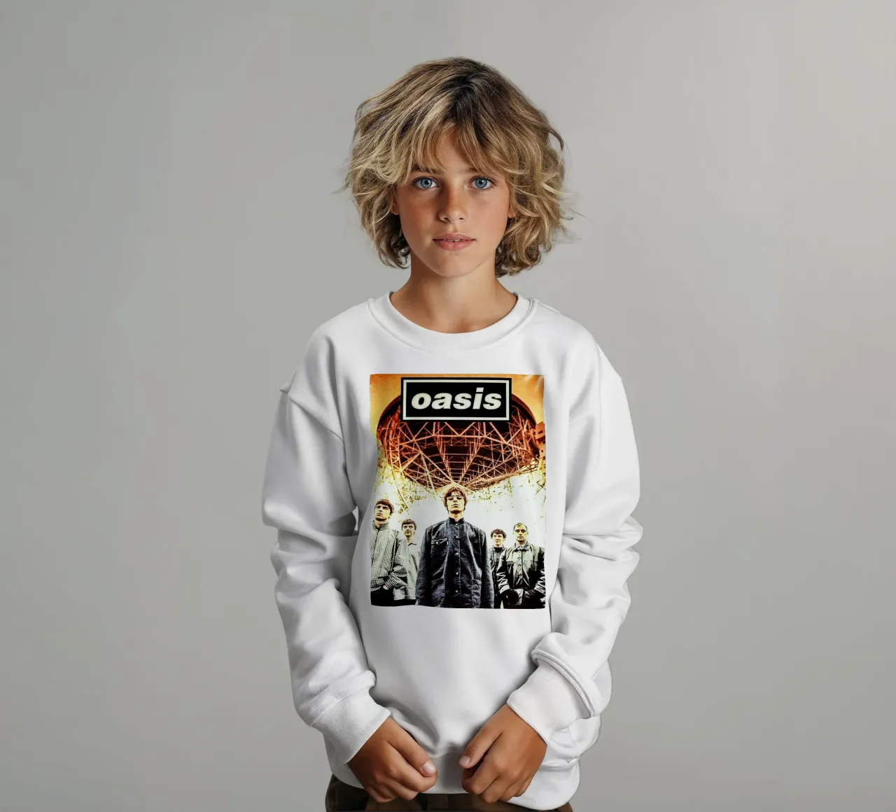 gruppo oasis felpa bambino da vanhesling