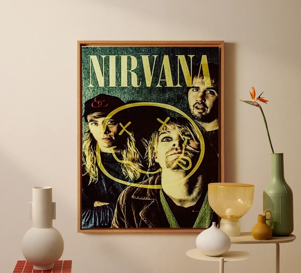 nirvana band canvas by vanhesling