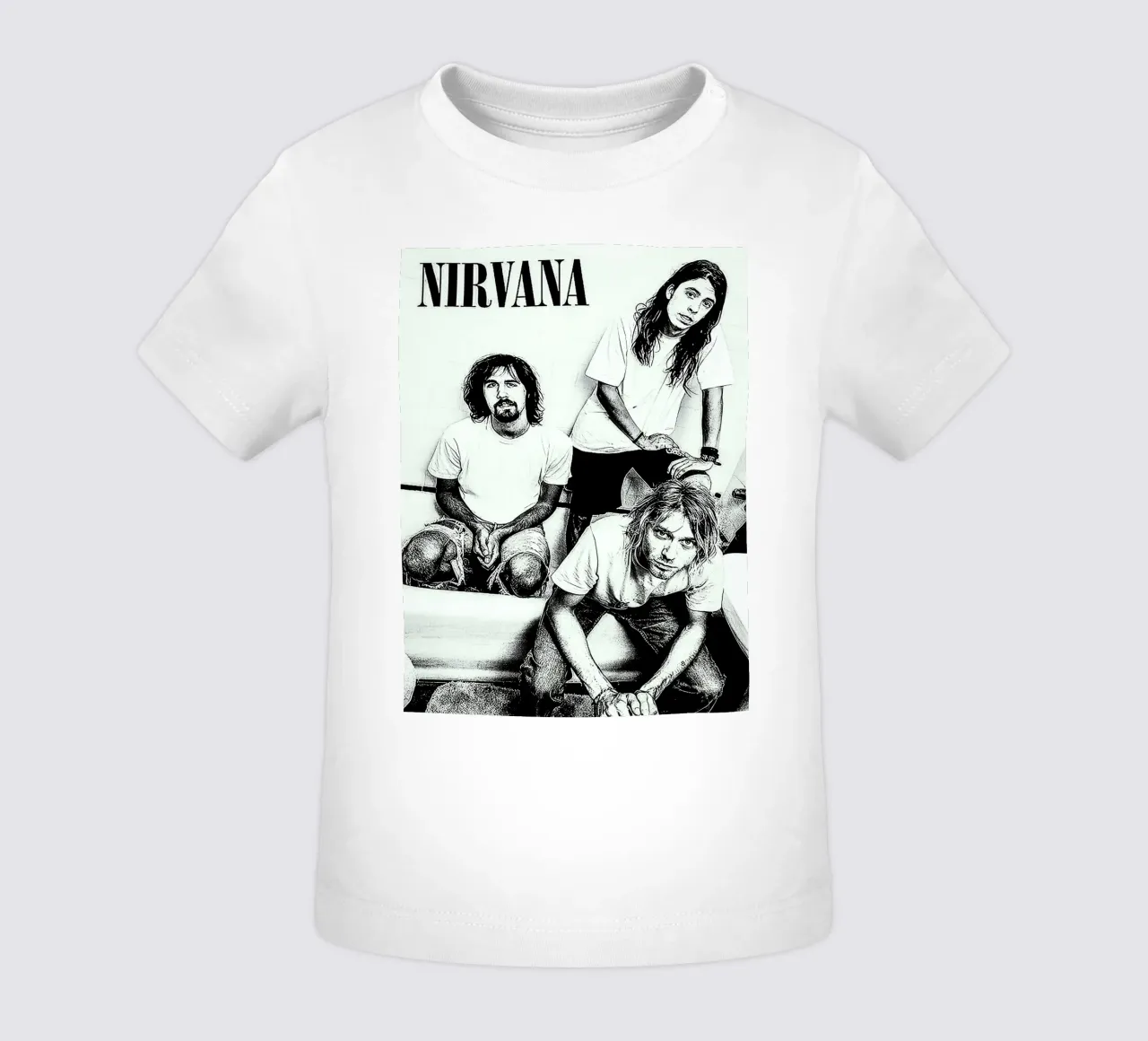 band dei nirvana maglietta neonato da vanhesling