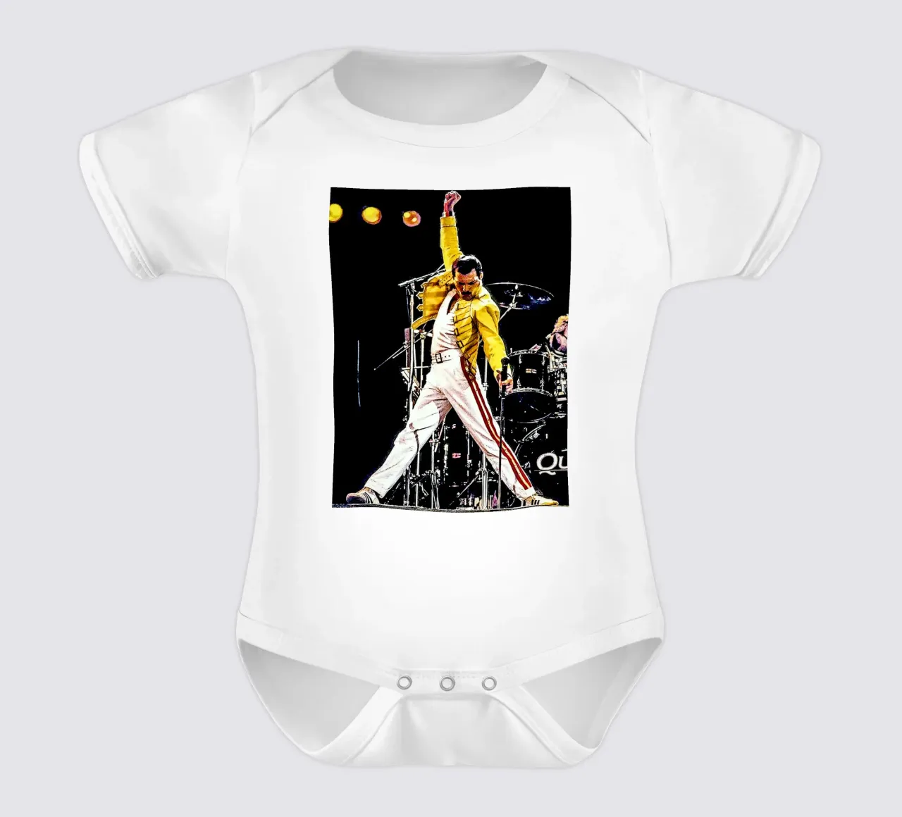 Freddie Mercury body neonato maniche corte da vanhesling
