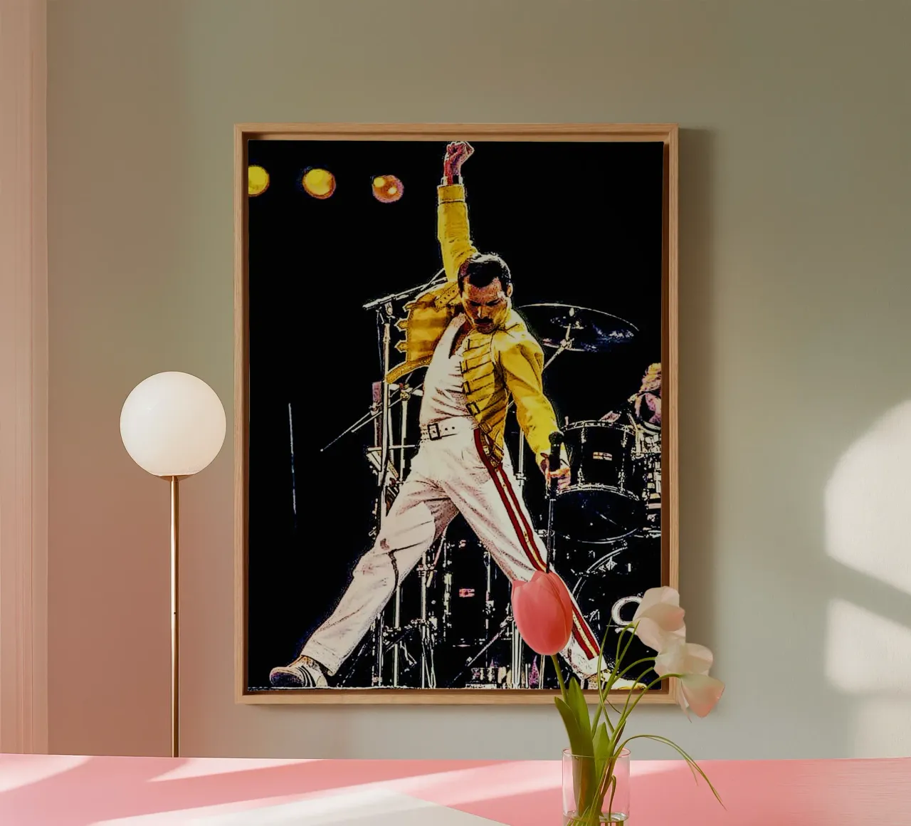 Freddie Mercury canvas by vanhesling