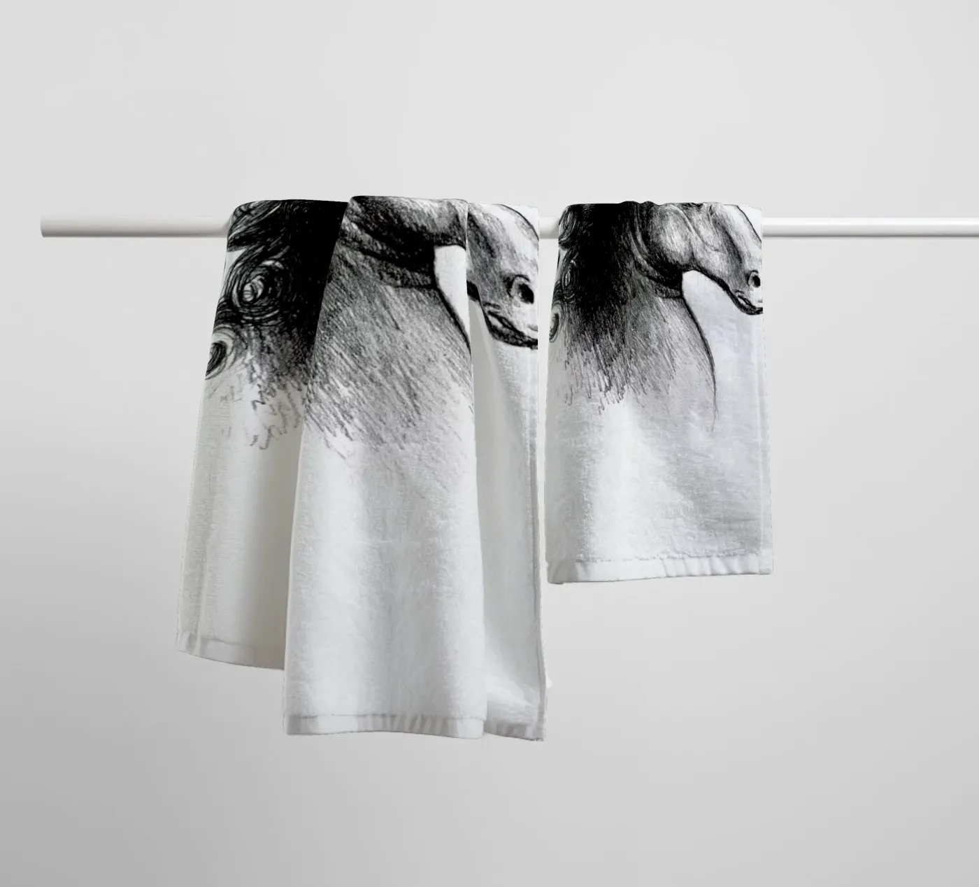 UniCorn badhanddoek van DinoMike