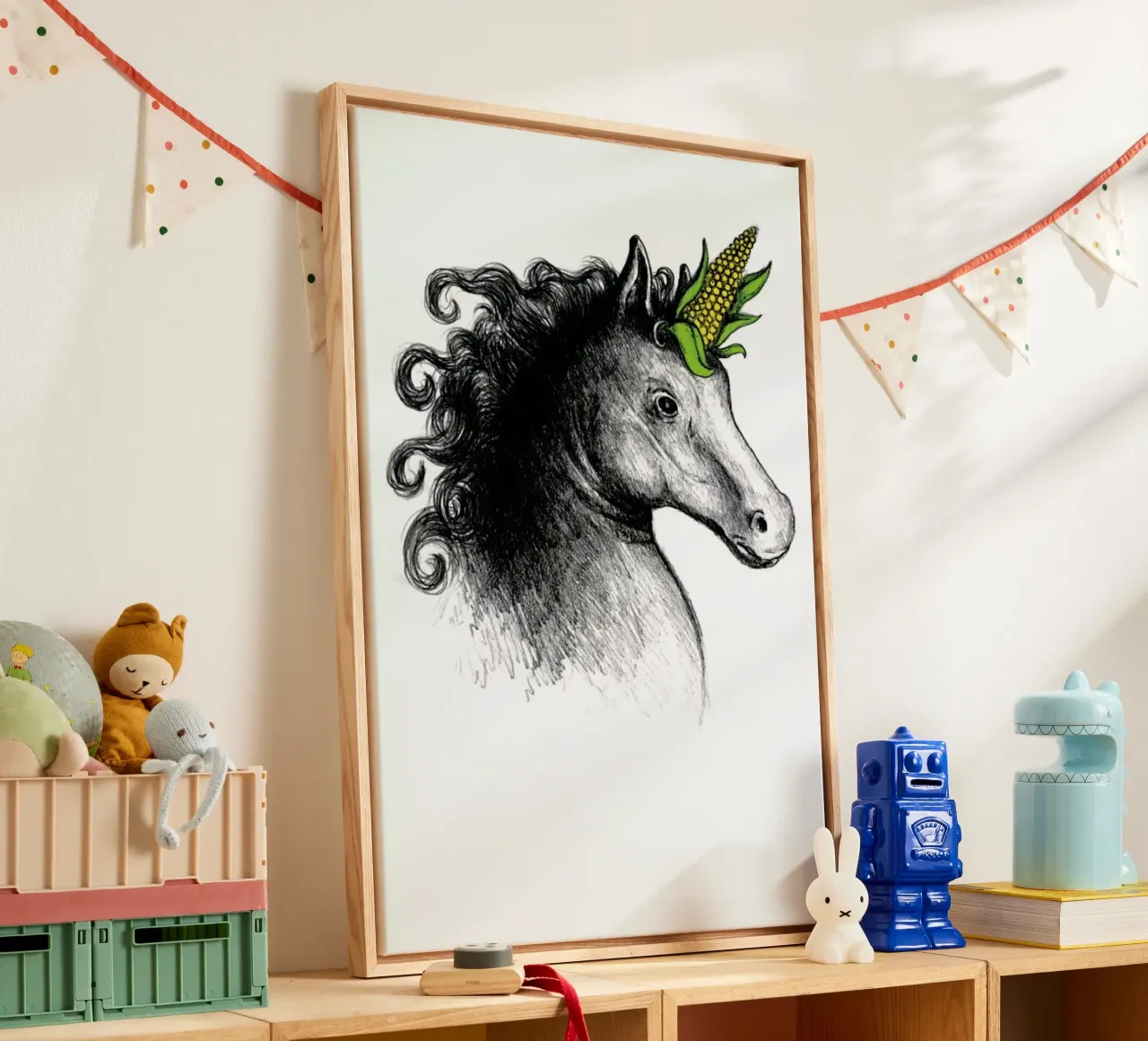 UniCorn tela con Cornice a cassetta da DinoMike
