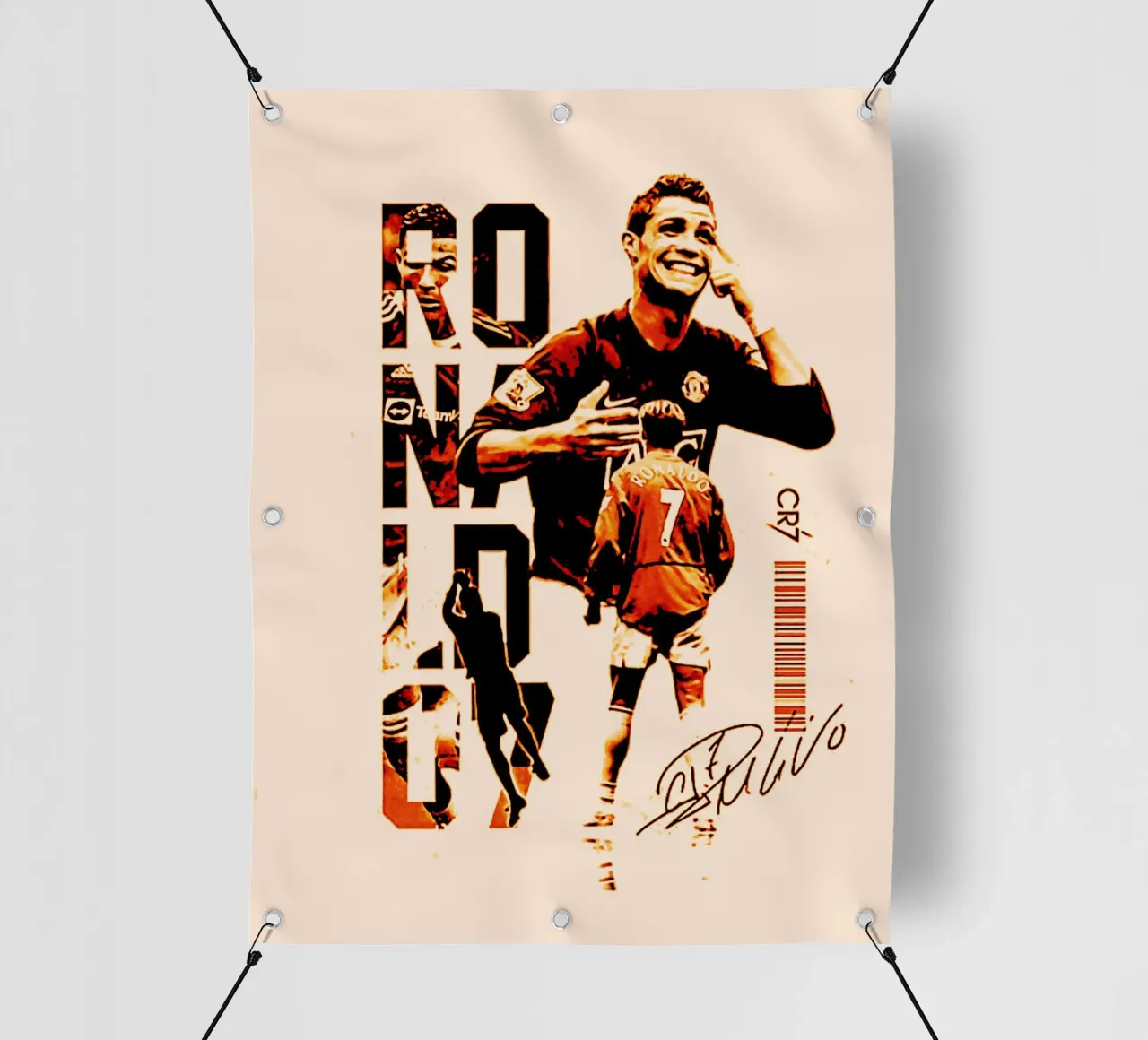 Cristiano Ronaldo dos Santos Aveiro 1 telo in pvc da ontoseno