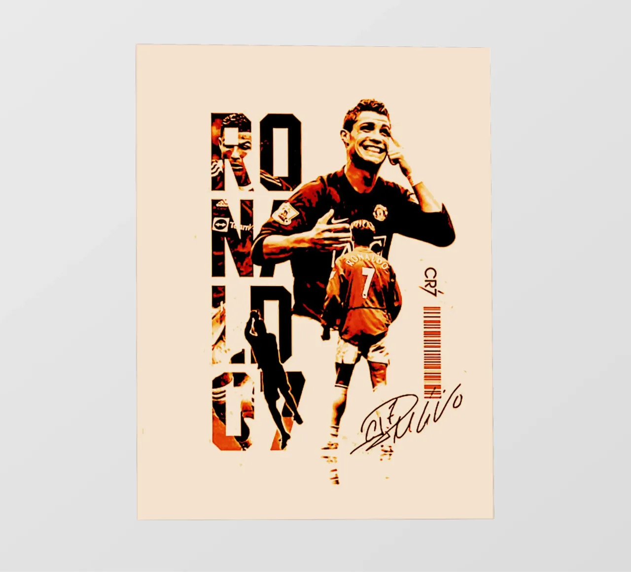 Cristiano Ronaldo dos Santos Aveiro 1 telo in pvc da ontoseno