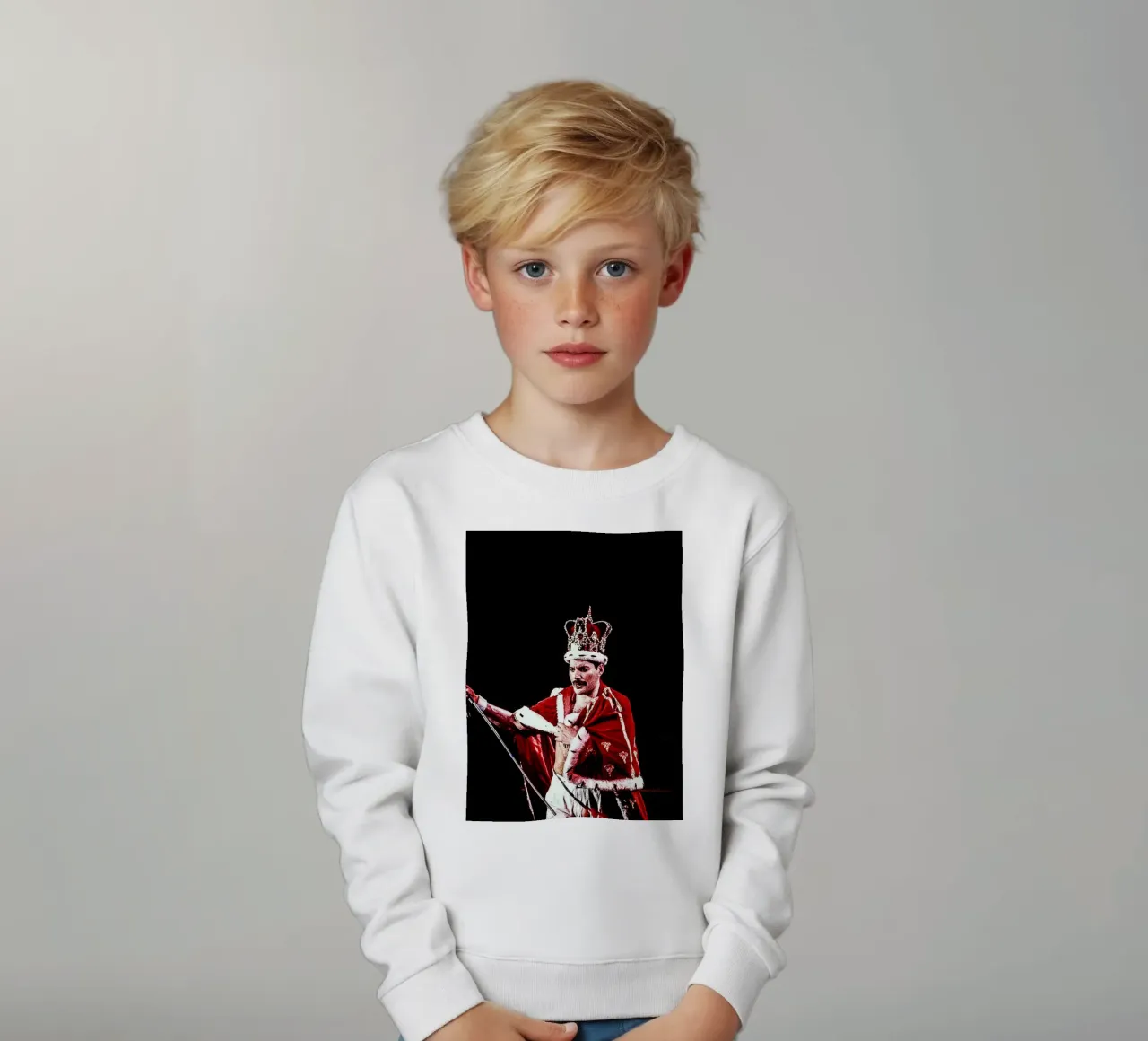 Freddie Mercury felpa bambino da vanhesling